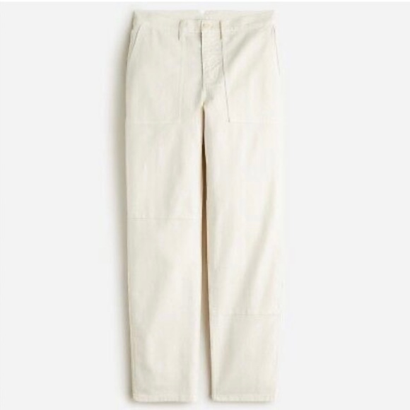 JCrew garmet dyed cargo pant in chino twill size 26 Natural NWT - Picture 4 of 12